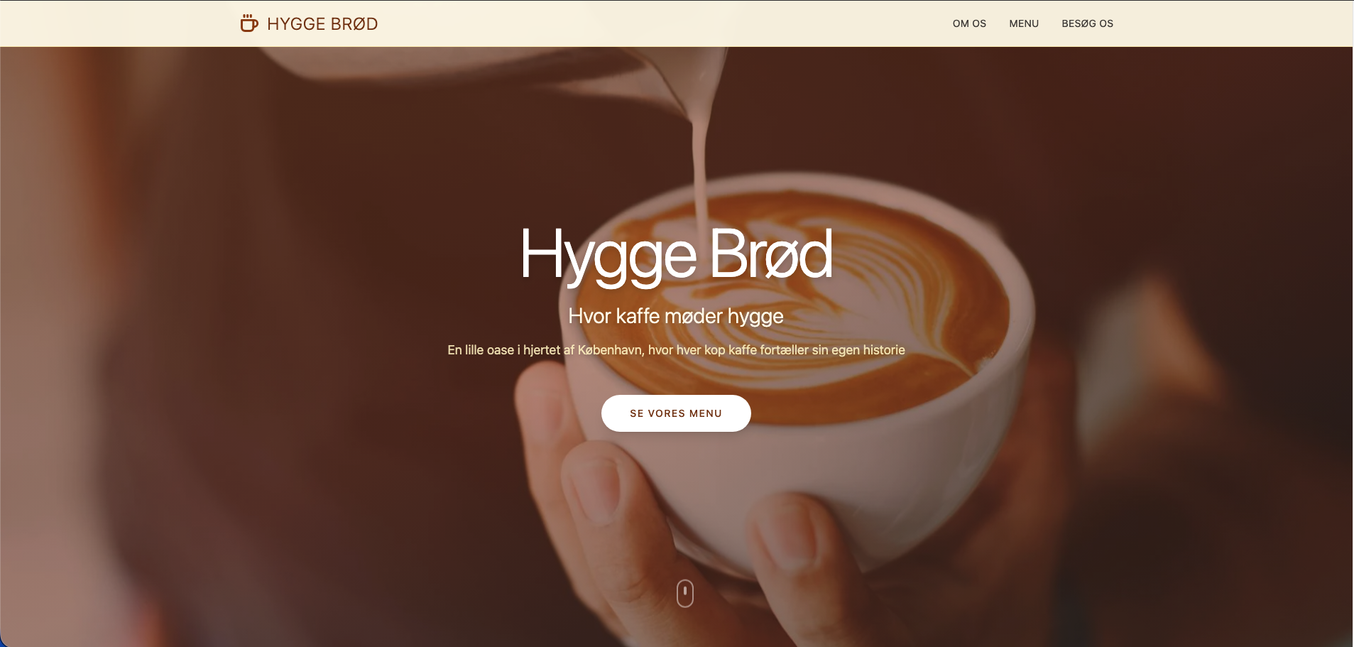 Cafe Website